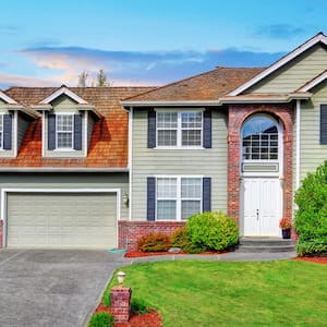 green home with curb appeal  